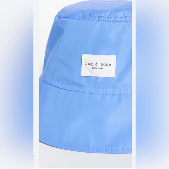 Rag & Bone Addison Bucket Hat in Retro Blue - Picture 4 of 4